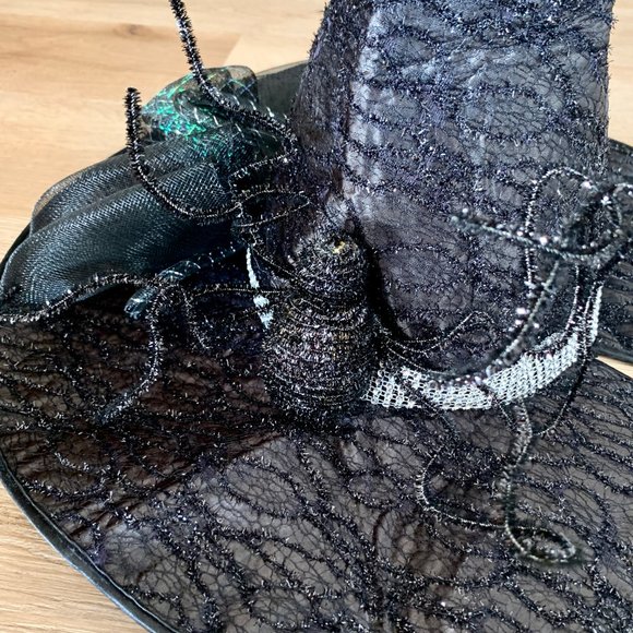 Sdsaena Deluxe High Halloween Witch Hat - Black - Picture 5 of 11